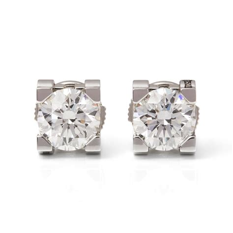 cartier men's diamond earrings.